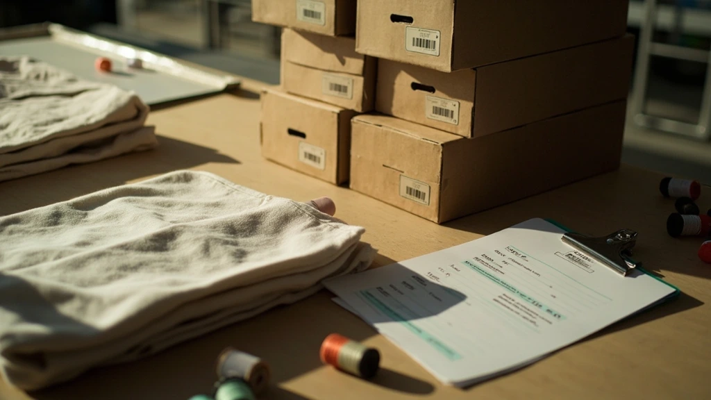 Finished orders packed and staged for shipment